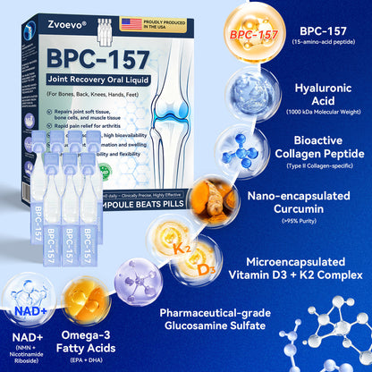 Zvoevo® BPC-157 Stabilized-Peptide Joint Recovery Oral Liquid - ✅Clinically Co-Developed with U.S. Peptide Research Alliance