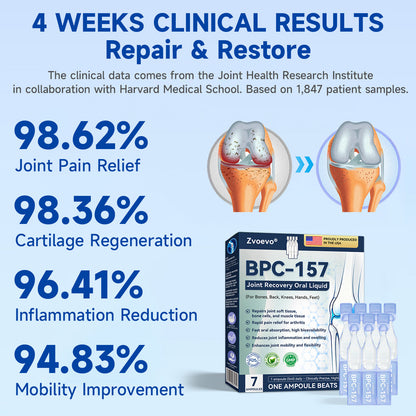 Zvoevo® BPC-157 Stabilized-Peptide Joint Recovery Oral Liquid - ✅Clinically Co-Developed with U.S. Peptide Research Alliance