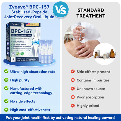 Zvoevo® BPC-157 Stabilized-Peptide Joint Recovery Oral Liquid - ✅Clinically Co-Developed with U.S. Peptide Research Alliance