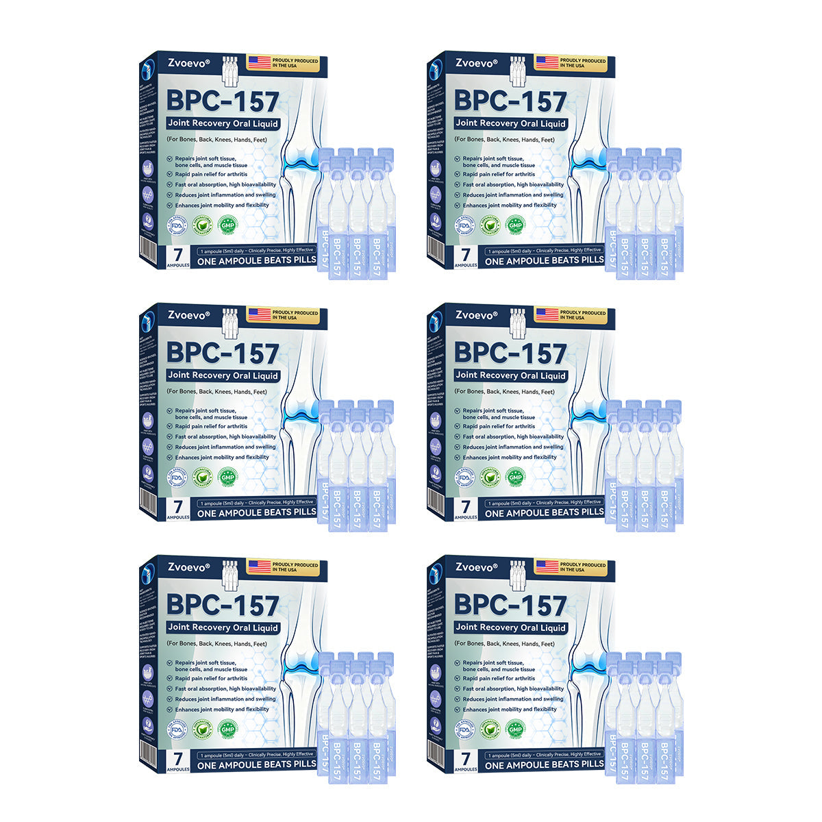 Zvoevo® BPC-157 Stabilized-Peptide Joint Recovery Oral Liquid - ✅Clinically Co-Developed with U.S. Peptide Research Alliance