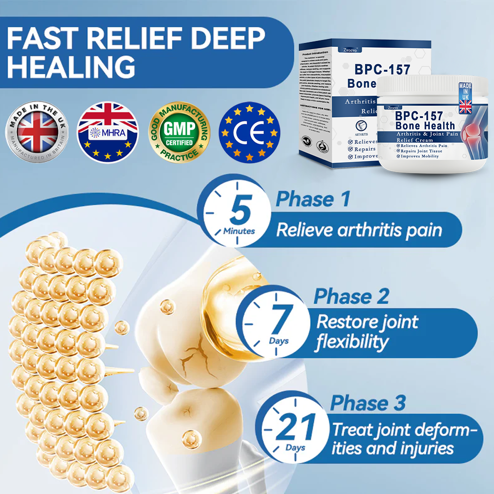 ✅ Zvoe𝐯𝗼® 𝗕𝖯𝖢-𝟏𝟓𝟕 Joint Healing Cream (🏅The Ultimate Solution for Muscle Aches, Arthritis, Joint Pain, Nerve Pain, Inflammation, and Stiffness)