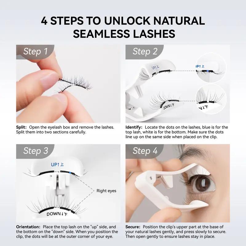 🪞Elyviana Premium Glue-Free Soft Magnetic Eyelashes Kit | Reusable & Lightweight👁️