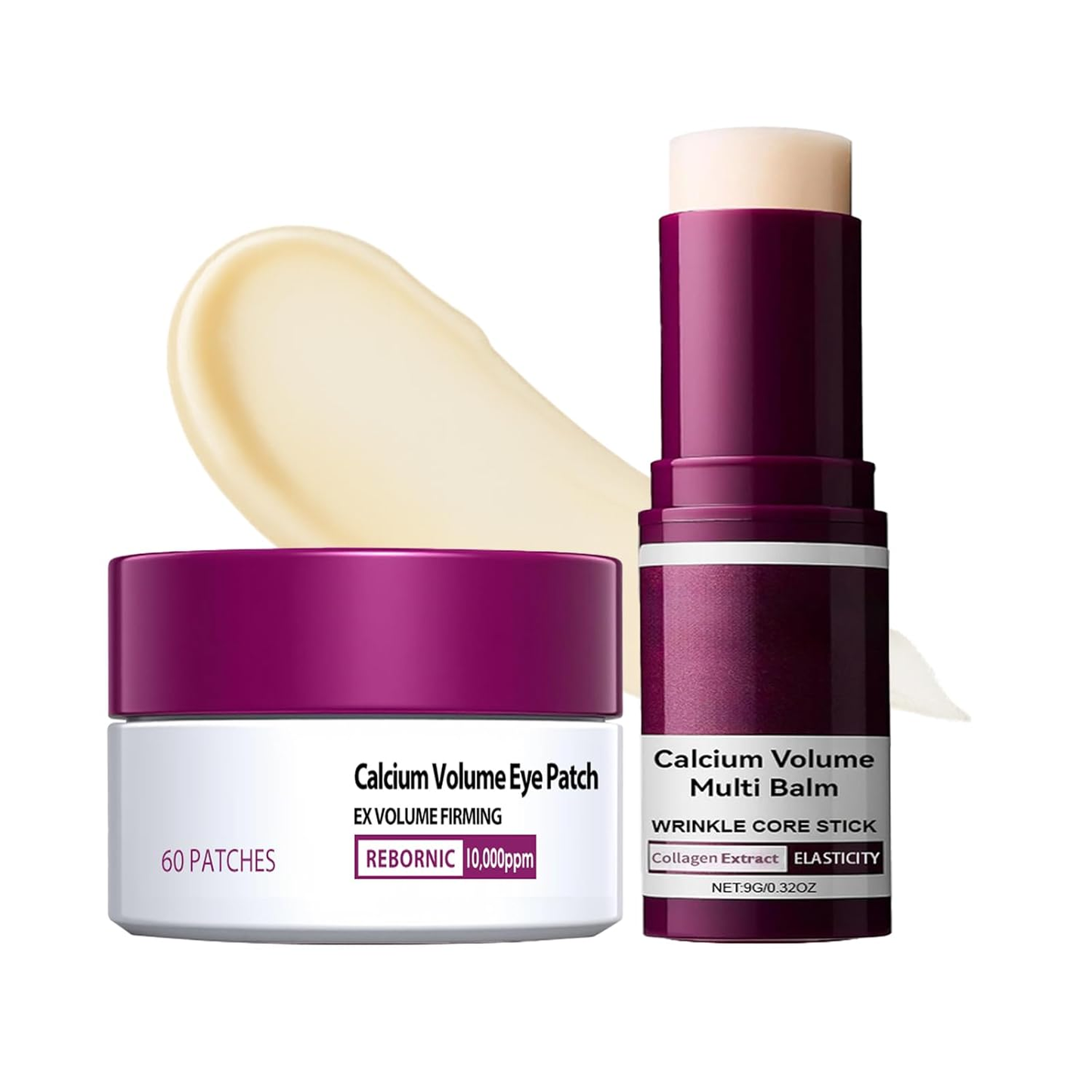 [Dr.Meloxin Official] Calcium Volume Multi Balm+Eye Patch 60ea Korean Skin Care Cosmetics with Collagen Extract Elasticity Eye Shiel dSkin Repair