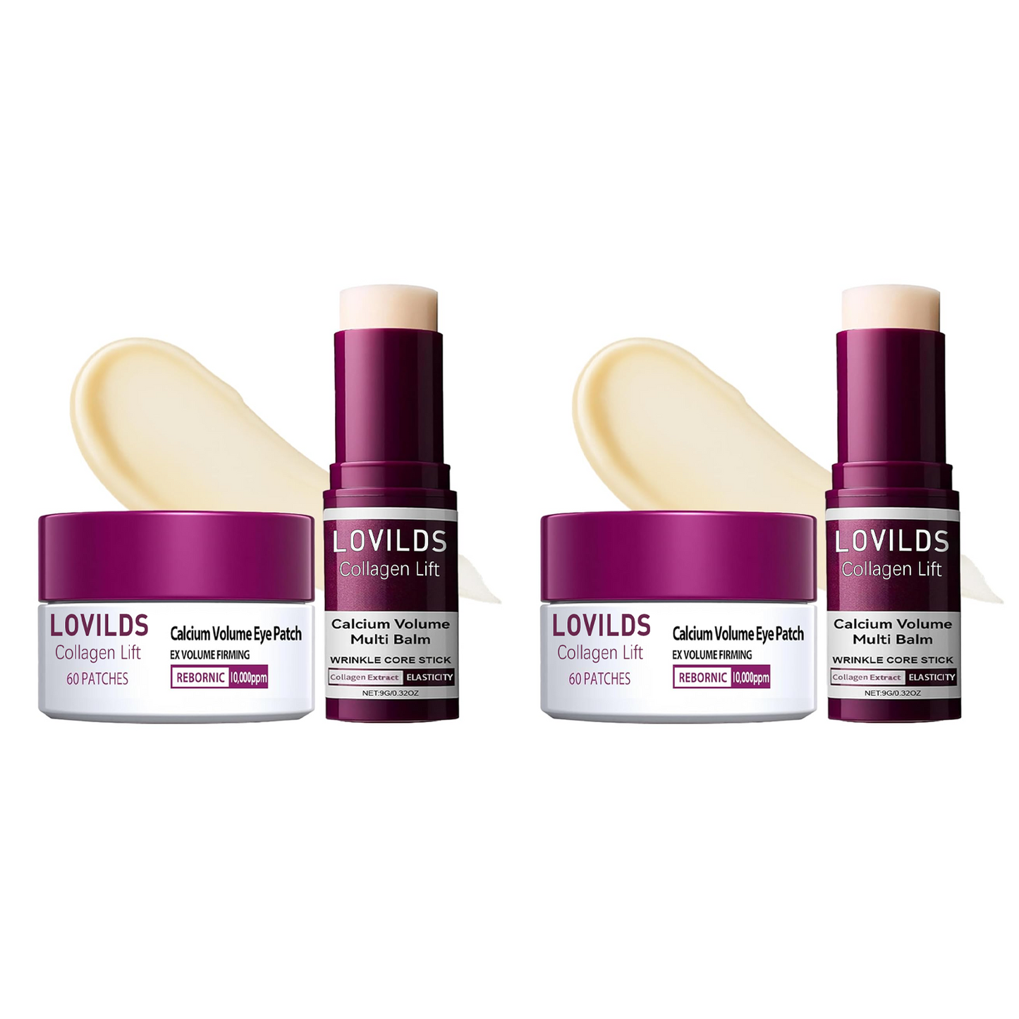 [Dr.Meloxin Official] Calcium Volume Multi Balm+Eye Patch 60ea Korean Skin Care Cosmetics with Collagen Extract Elasticity Eye Shiel dSkin Repair