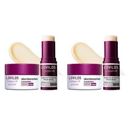 [Dr.Meloxin Official] Calcium Volume Multi Balm+Eye Patch 60ea Korean Skin Care Cosmetics with Collagen Extract Elasticity Eye Shiel dSkin Repair