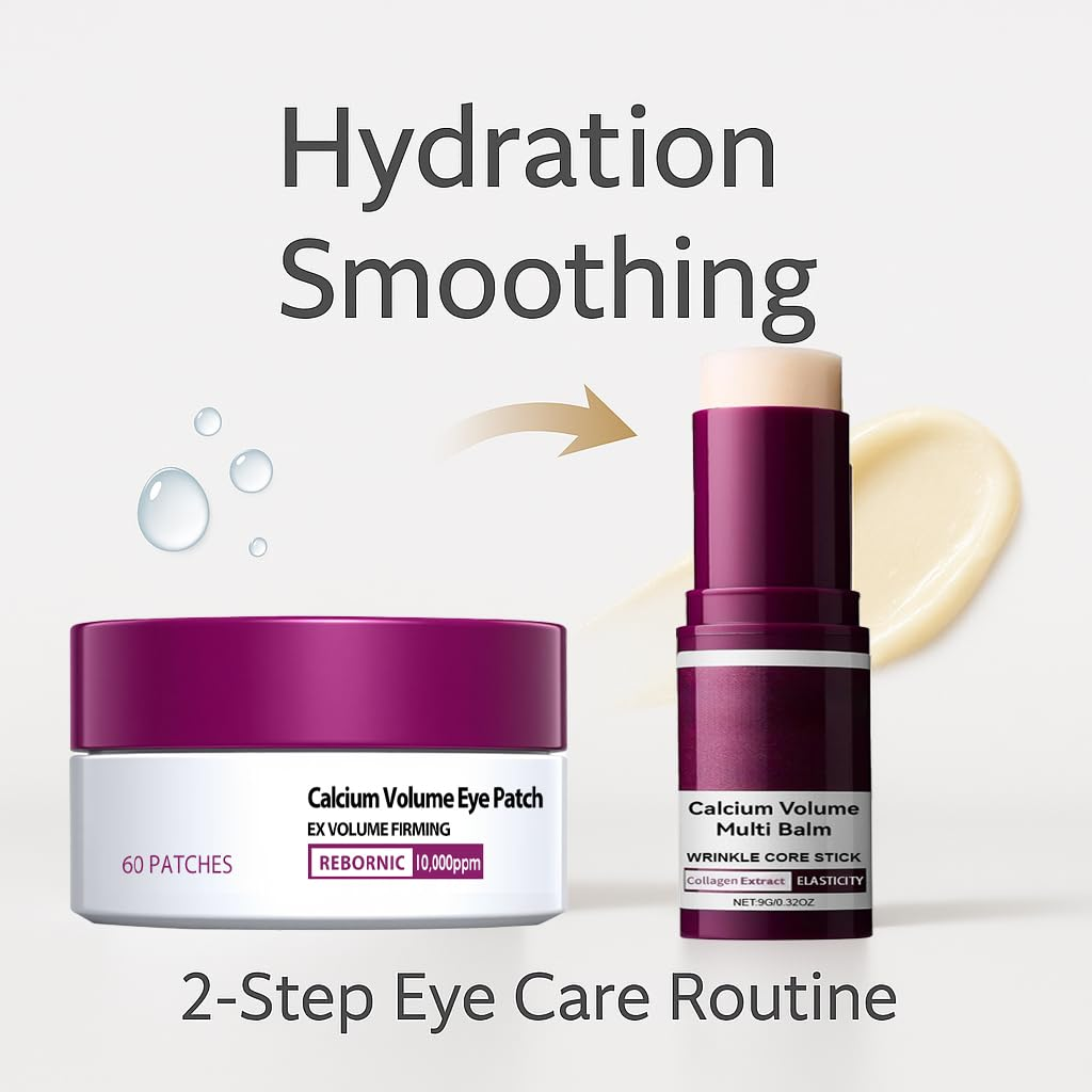 [Dr.Meloxin Official] Calcium Volume Multi Balm+Eye Patch 60ea Korean Skin Care Cosmetics with Collagen Extract Elasticity Eye Shiel dSkin Repair