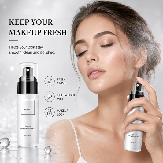 Mattifying ✨ Waterproof 💦 Makeup Setting Spray 💄 – Long-Lasting Oil Control 🌸 & Fresh-Looking Finish