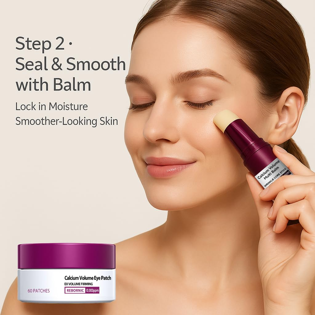 [Dr.Meloxin Official] Calcium Volume Multi Balm+Eye Patch 60ea Korean Skin Care Cosmetics with Collagen Extract Elasticity Eye Shiel dSkin Repair
