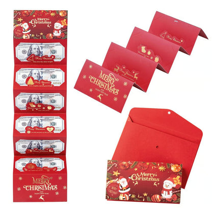 🏆Flash Sale⚡ 50K+ SOLD! Almost Gone-🎅💸Christmas Cash Gift Envelope– A creative way to give cash this Christmas!